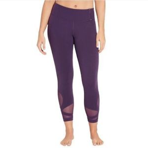 Calia by Carrie Underwood Purple Mesh Leggings Size Medium